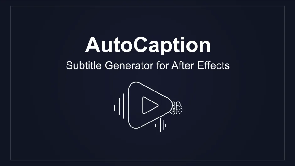 Aescripts  - AutoCaption v4.6.1