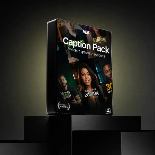 NeoEditFX - Caption Creator Pack for DaVinci Resolve