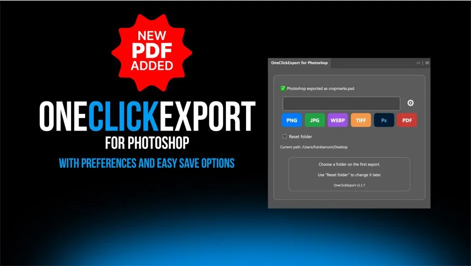OneClickExport for Photoshop v1.1.5