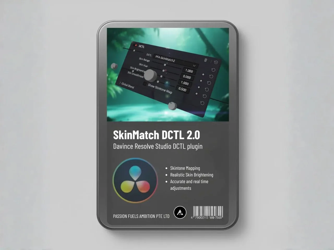 Passion Fuel Ambition - SkinMatch DCTL