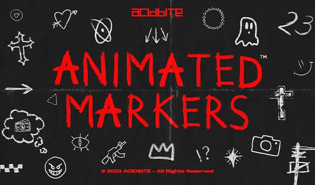 AcidBite - Animated Markers