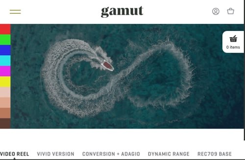 GAMUT - DJI BaseLUTs for D-Log/DLog-M – Air3 and Mavic3 Drones