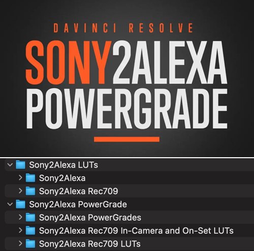 Juan Melara - Sony2Alexa PowerGrade and LUT