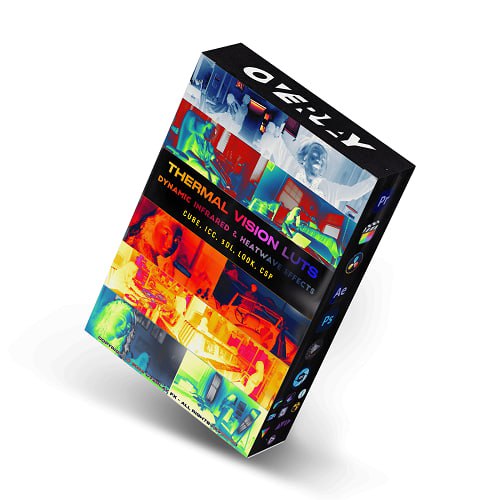 OverlayFX - Thermal Vision LUTs - Dynamic Infrared and Heatwave Effects LUTs Collection