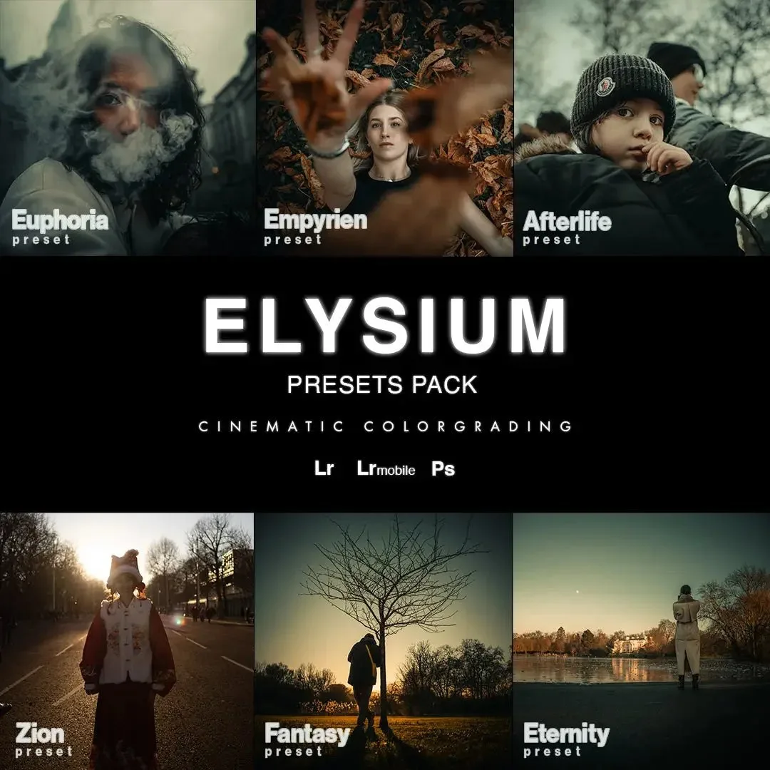 Lysium Presets Pack Cinematic Color Grading
