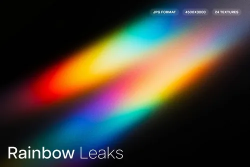 Rainbow Leaks Texture Collection