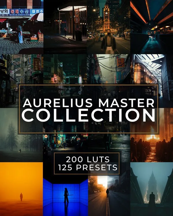Moses Aurelius - Aurelius Master Collection - 200 LUTs & 125 Presets