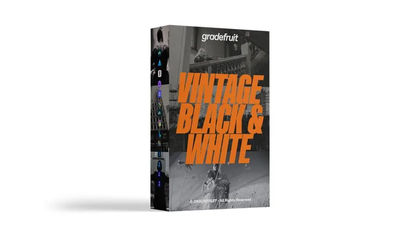 GradeFruit - Vintage Black and White LUTs & LR Presets