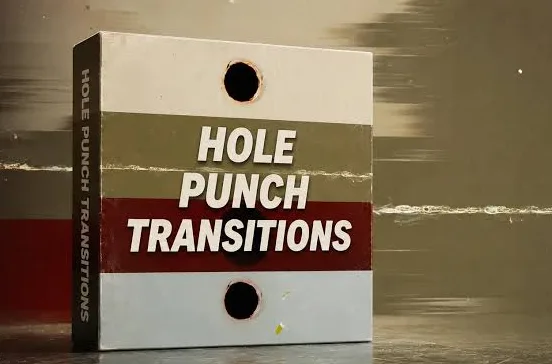 Happy Editing - Hole Punch Transitions