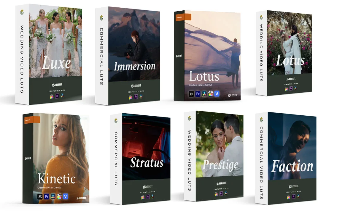 GAMUT - Signature Collection LUTS + PowerGrade