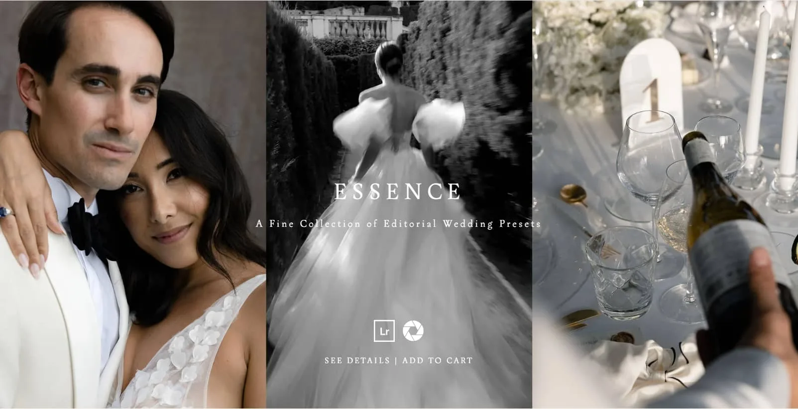 Meridian Presets - Essence Editorial Wedding Presets